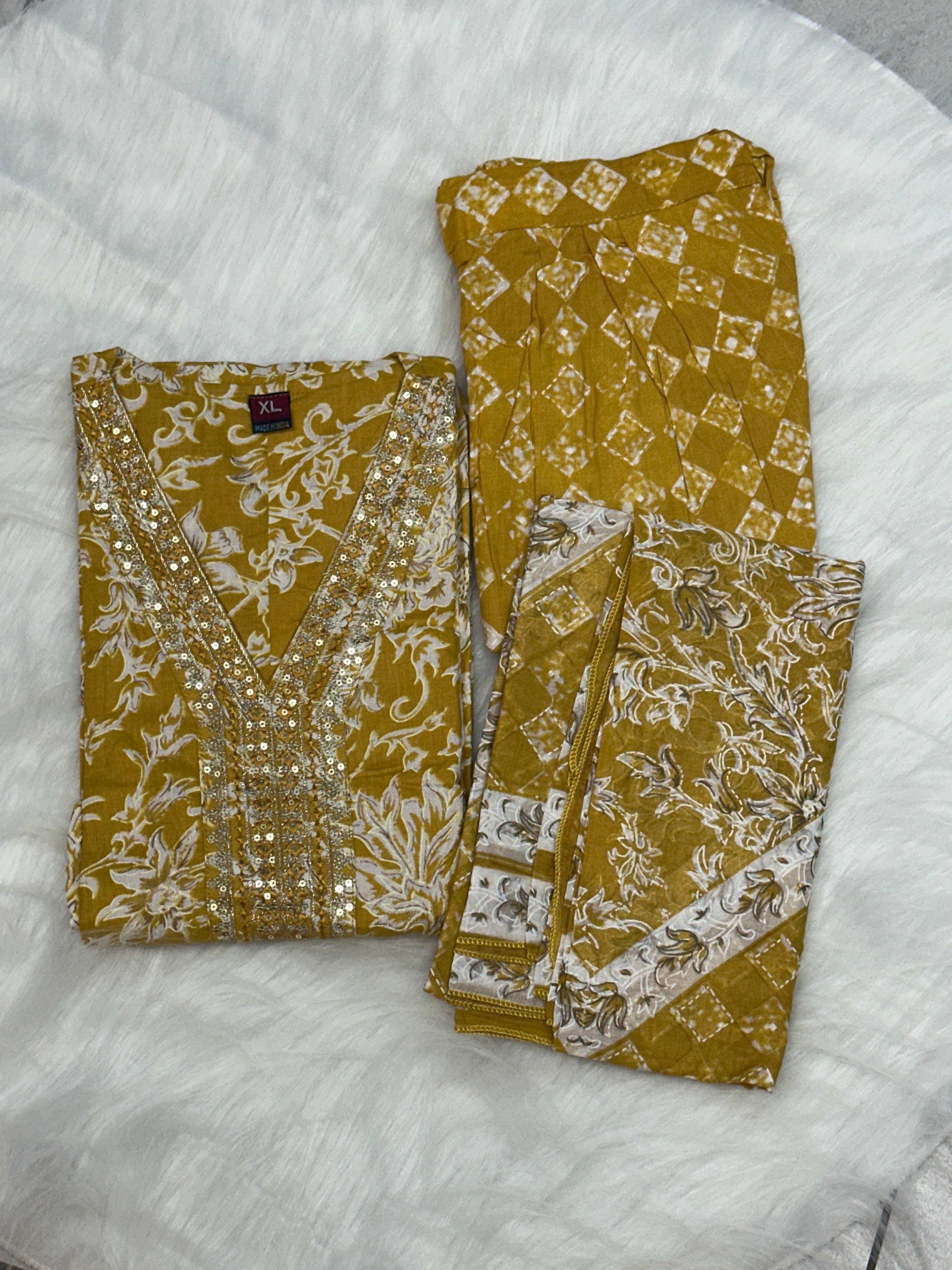 COTTON THREE PIECE SET FT 2096