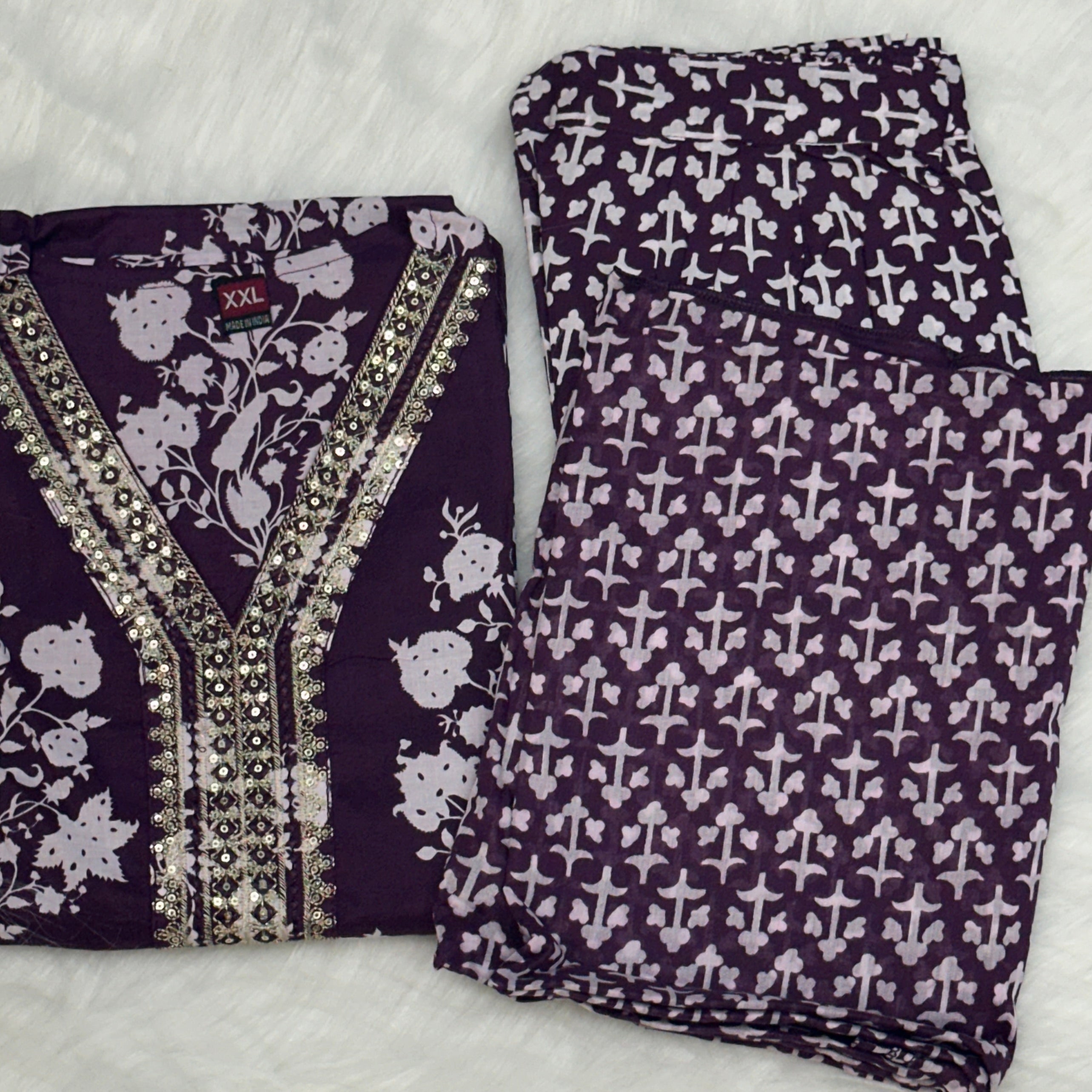 COTTON THREE PIECE SET FT 2096