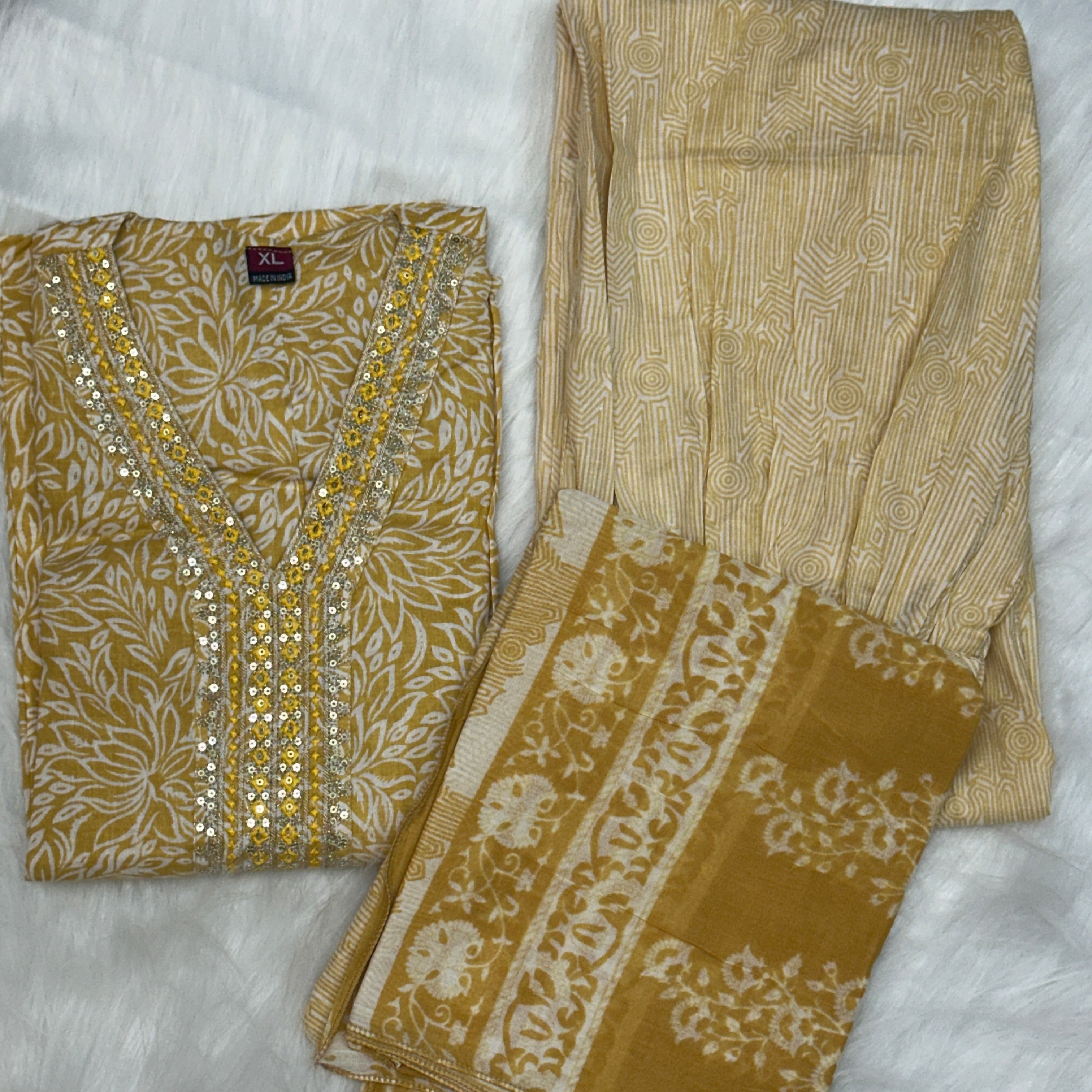 COTTON THREE PIECE SET FT 2096