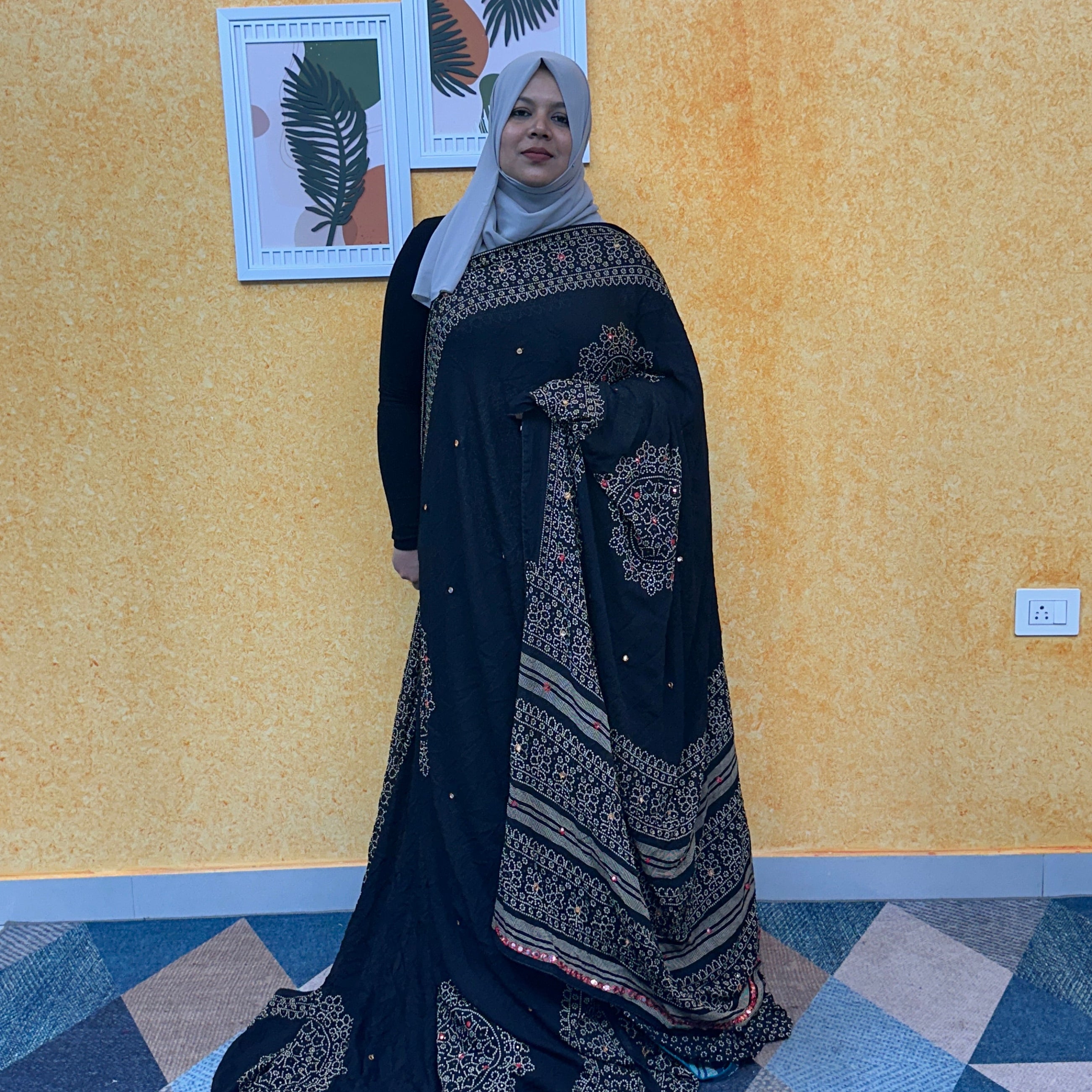 GEORGETTE SAREE FT 2163