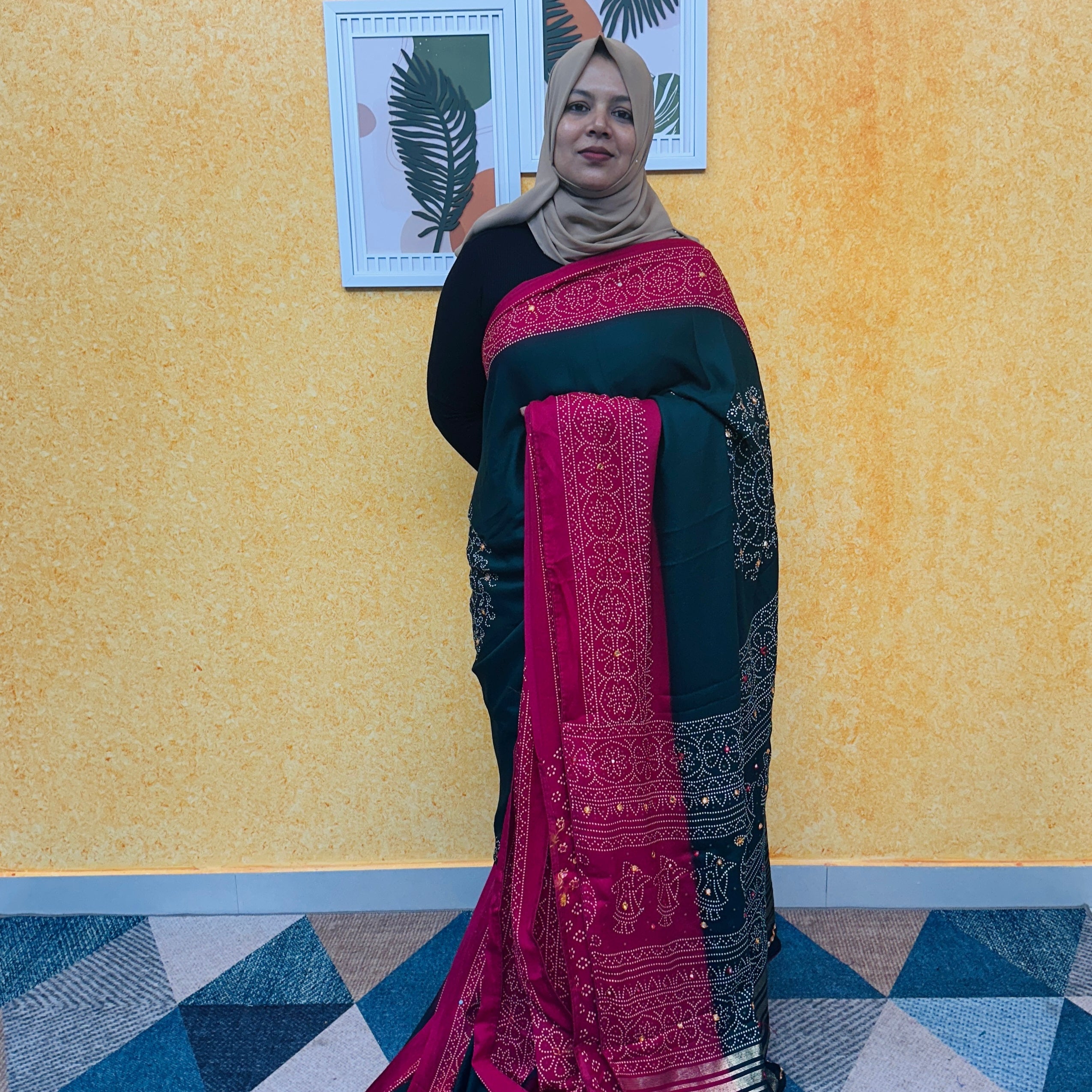 GEORGETTE SAREE FT 2232