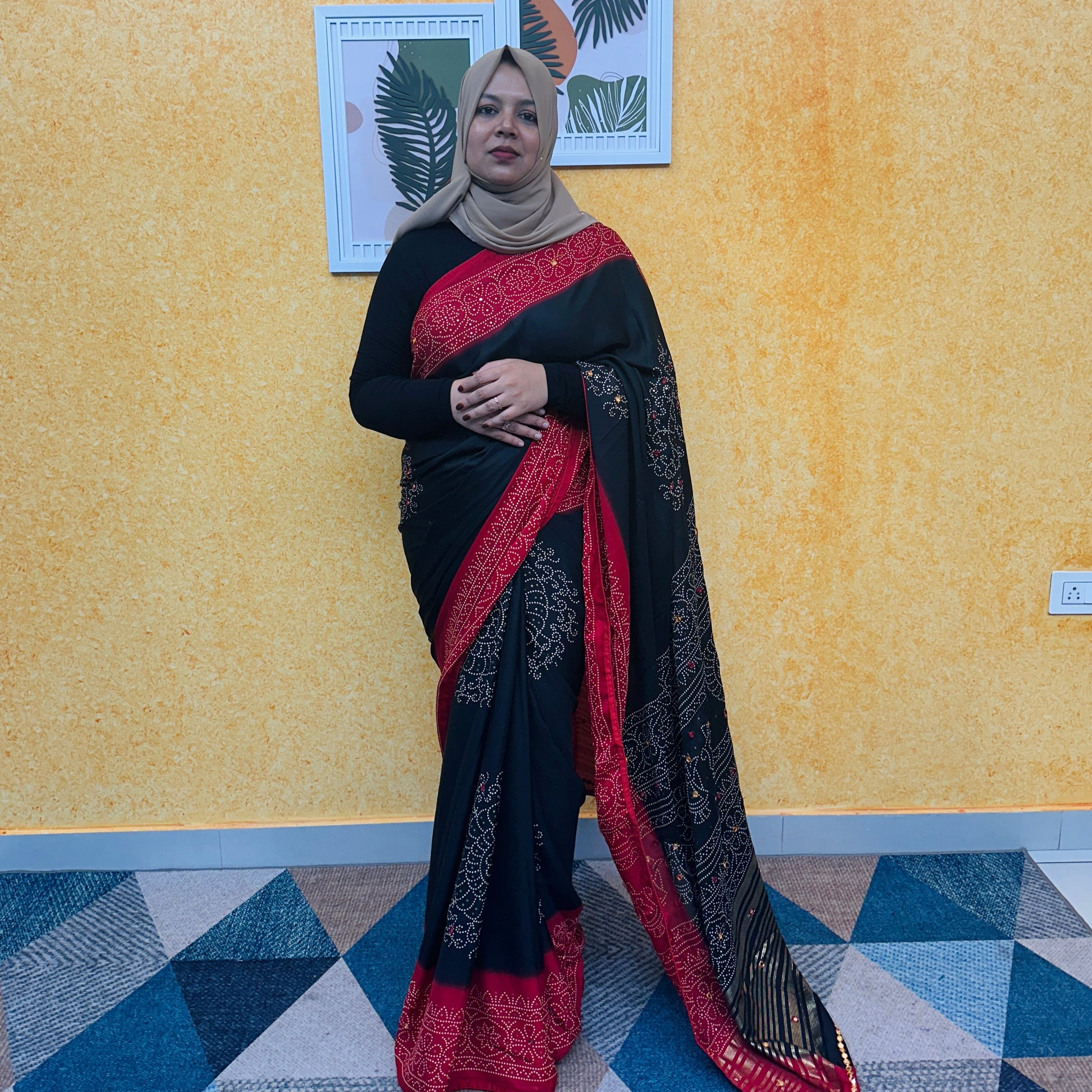 GEORGETTE SAREE FT 2232