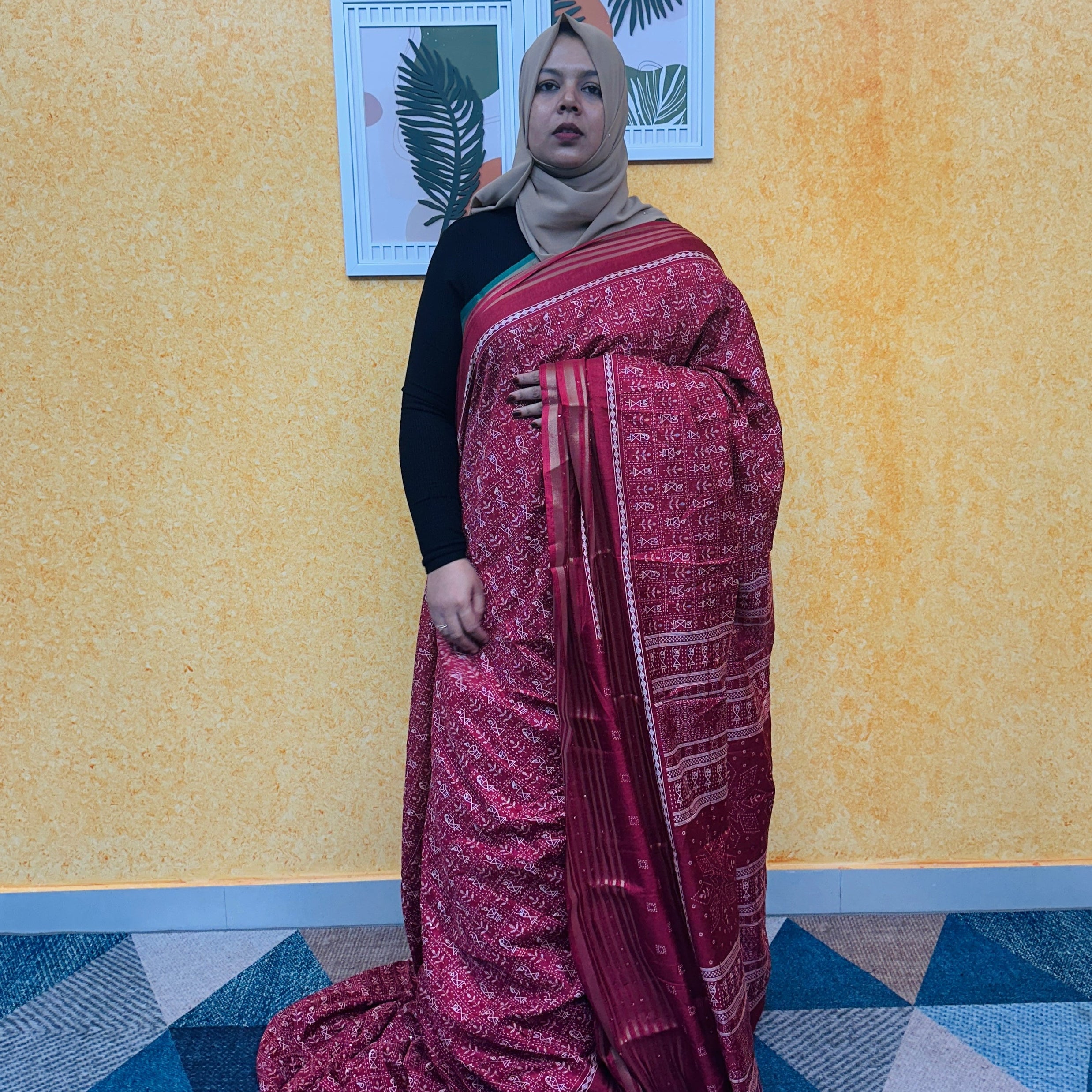 BHAGALPURI SILK SAREE FT 2235