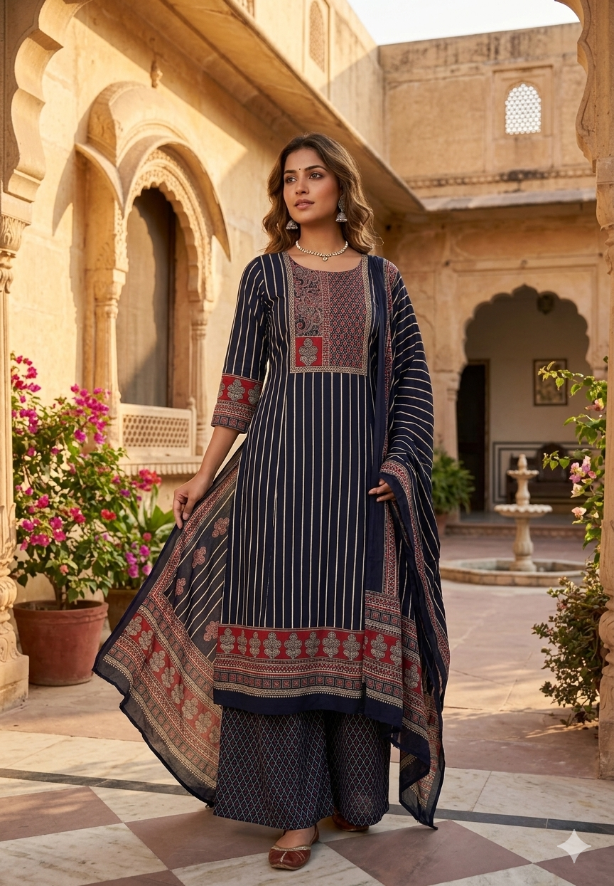 UNSTITCHED SALWAR SUIT FT 2875