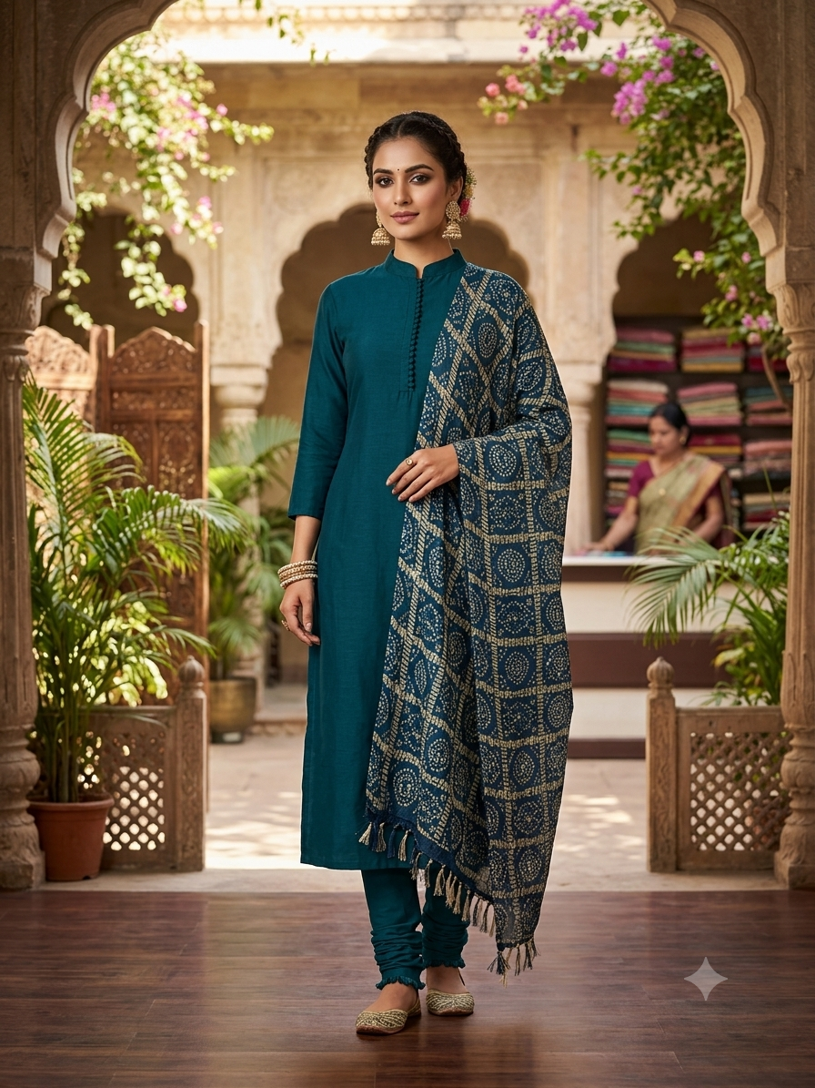 UNSTITCHED SALWAR SUIT FT 2977