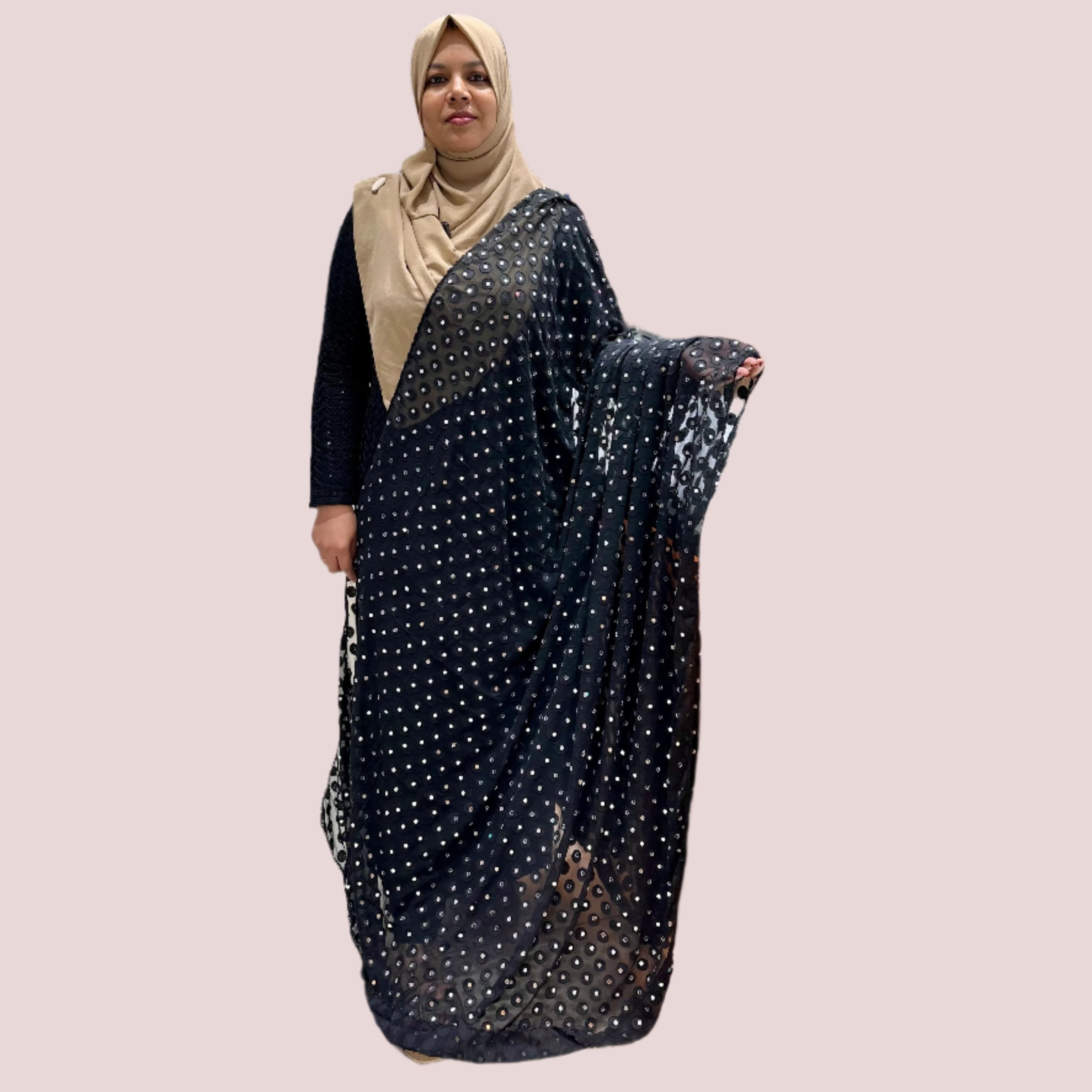BRASSO DUPATTA WITH MIRRORS FT 2000