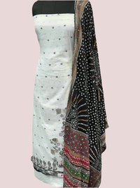 CHANDERI SALWAR SUIT FT 1051