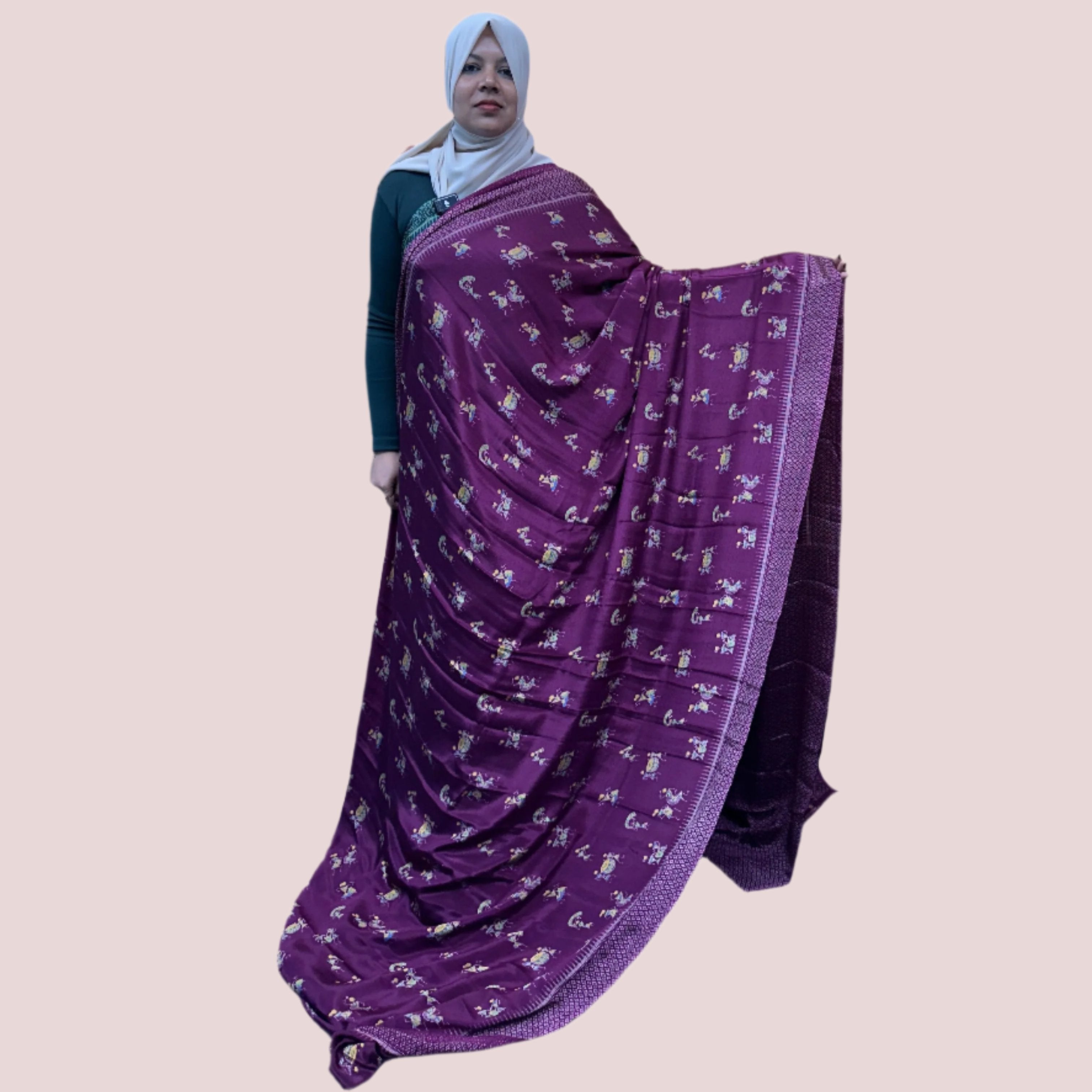 TURKISH CHIFFON SAREE FT 1085