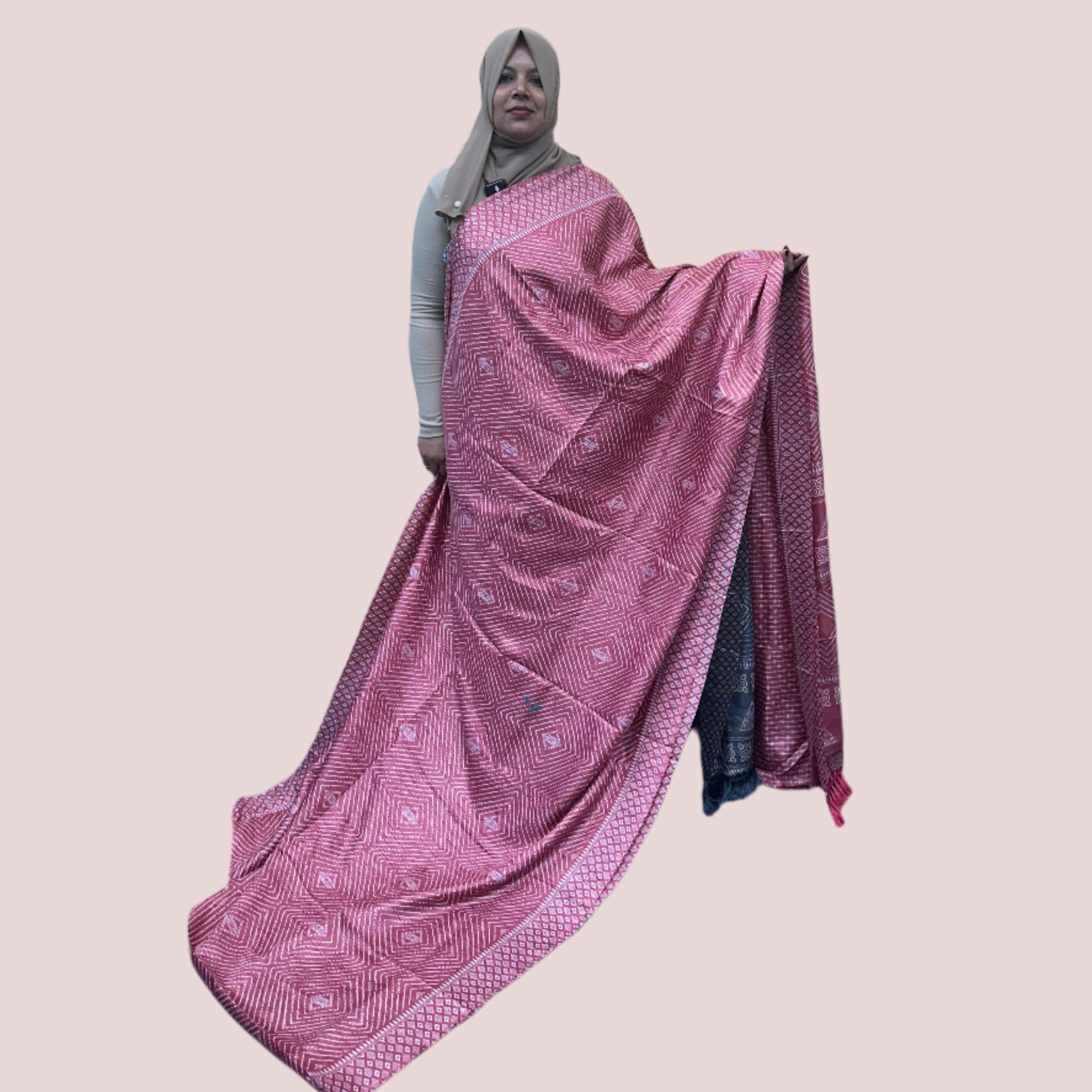 SEMI BAGALPURI SAREE FT 1095