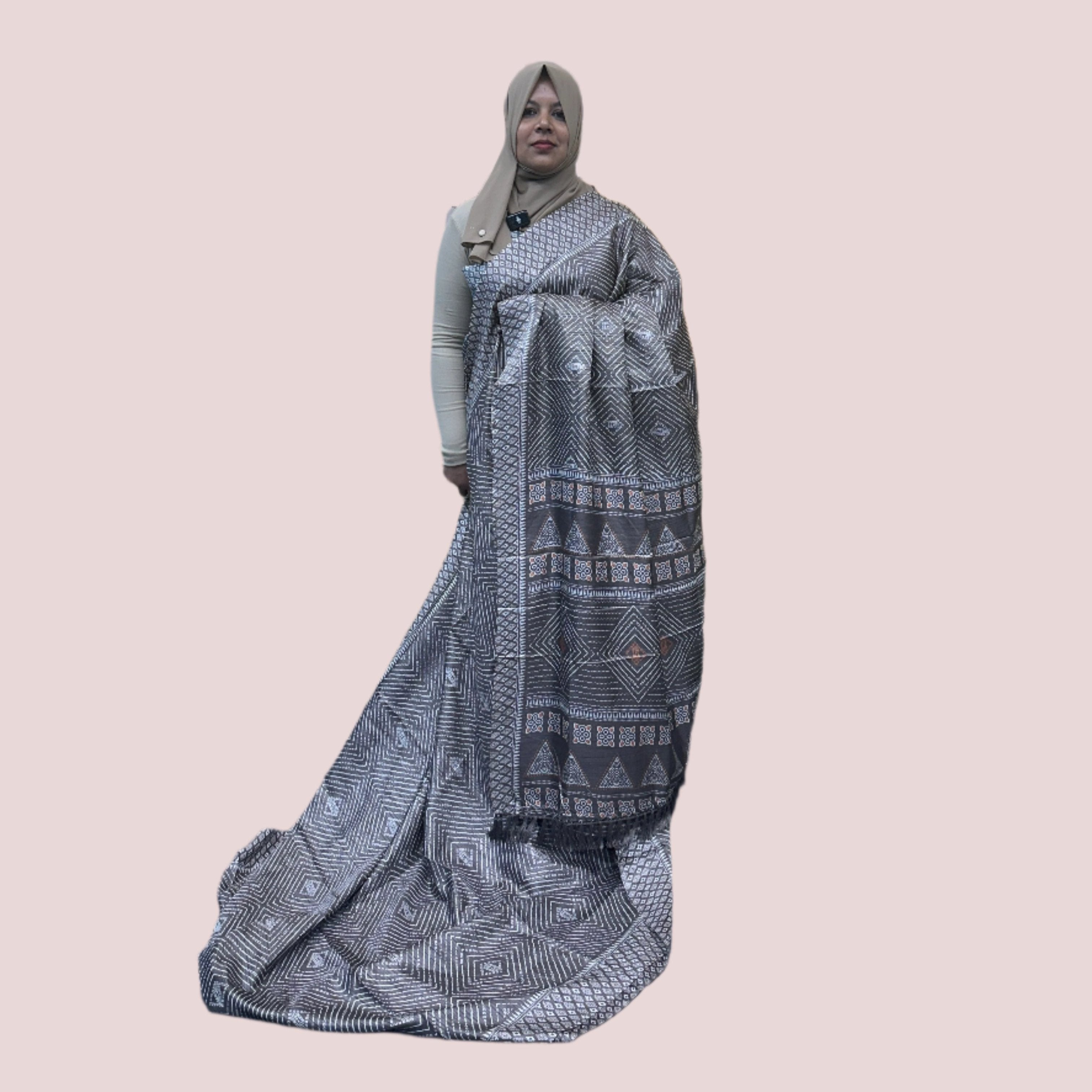 SEMI BAGALPURI SAREE FT 1095