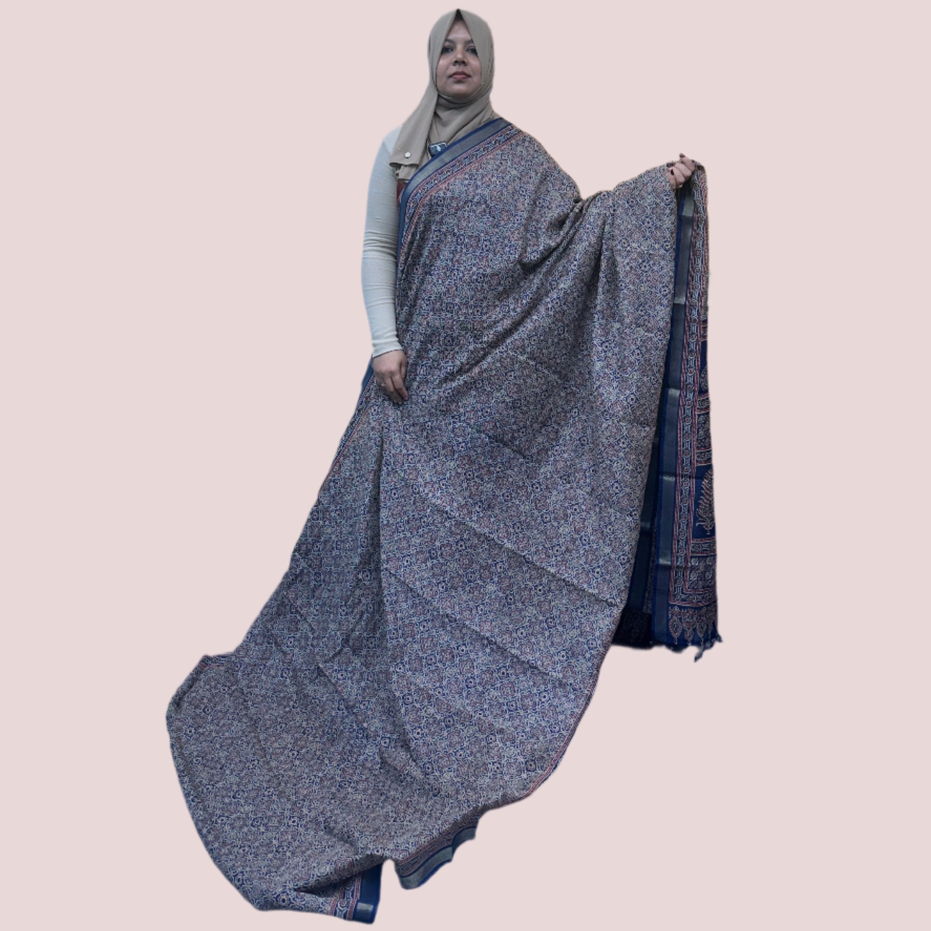 CHANDERI SILK SAREE FT 1096