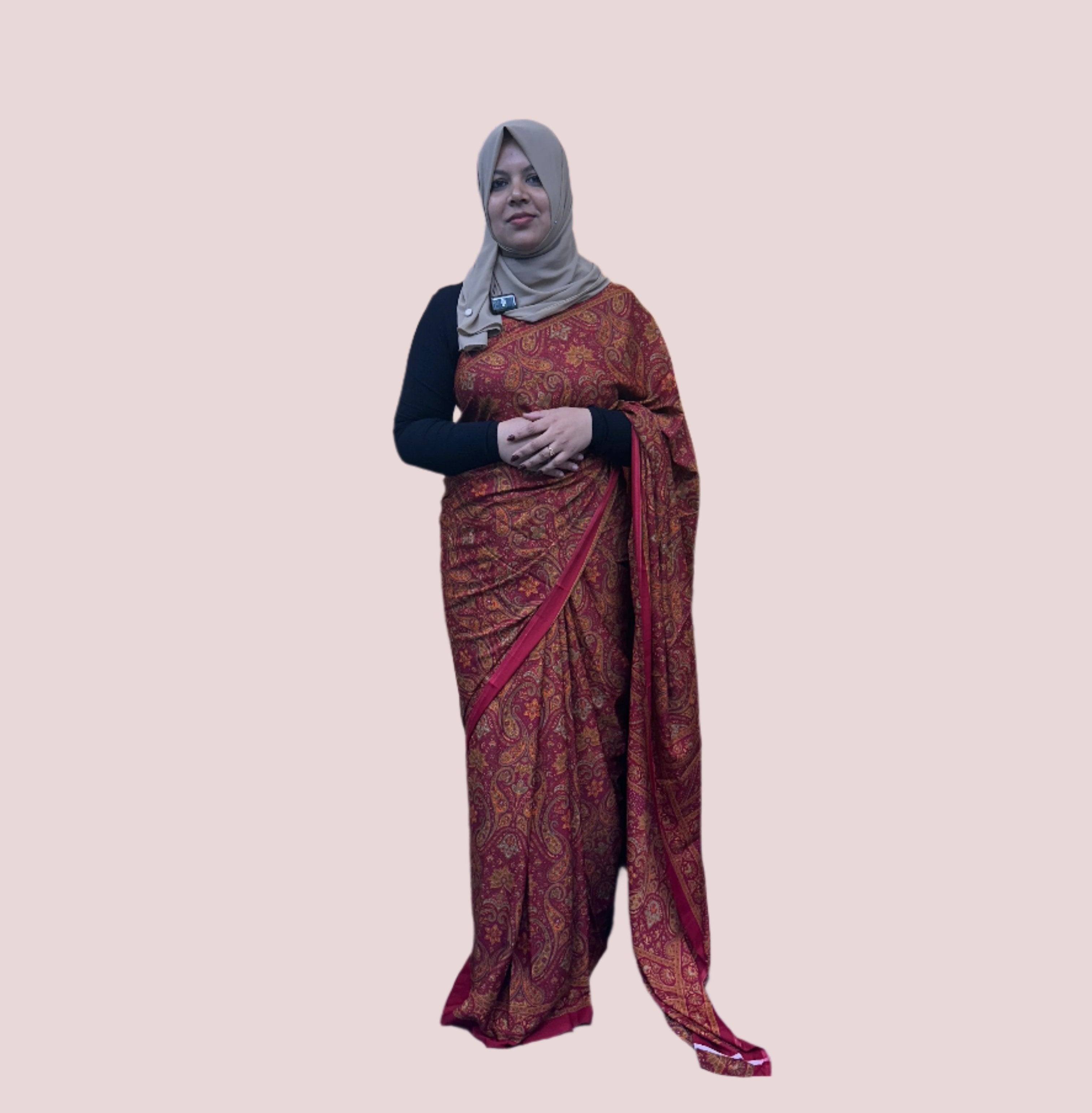 CHIFFON SAREE FT 1098