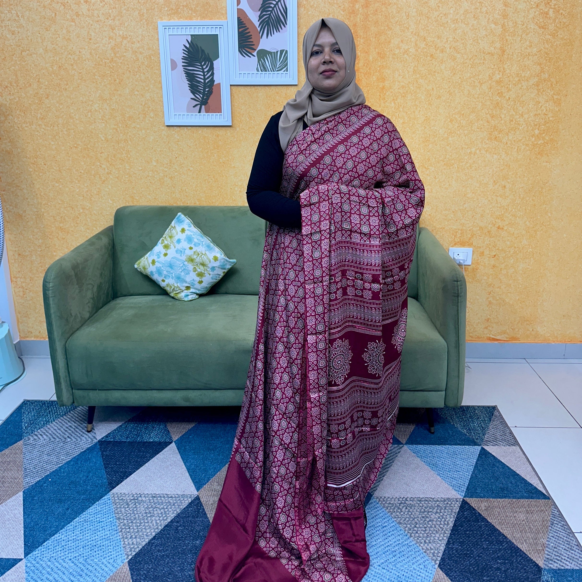 AJRAKH SAREE FT 2108