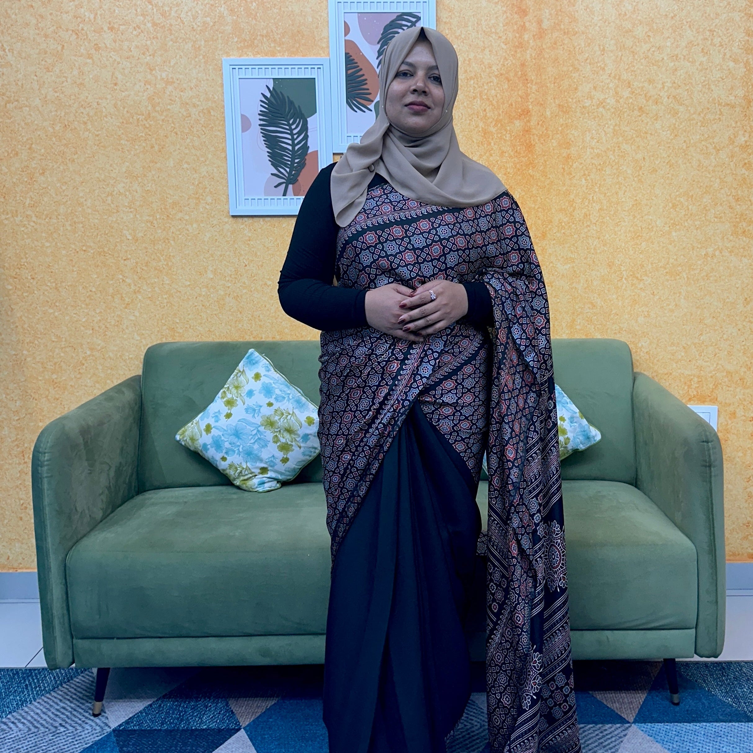 AJRAKH SAREE FT 2108