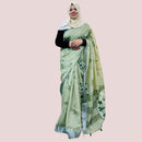 LINEN BLEND SAREE FT 1112
