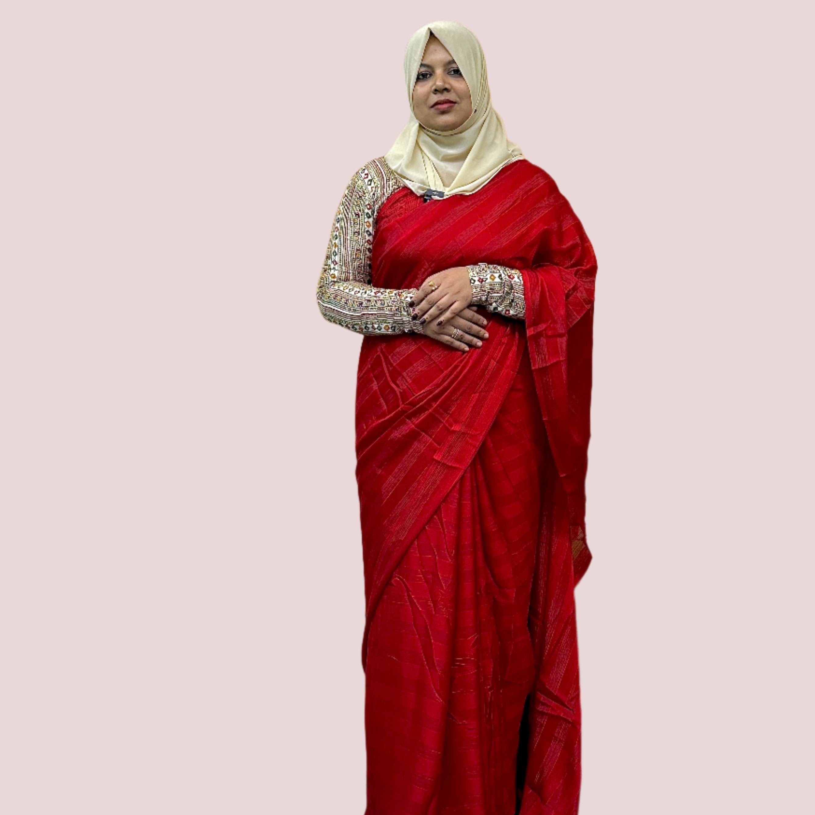 SHIMMER CHIFFON SAREE FT 1116