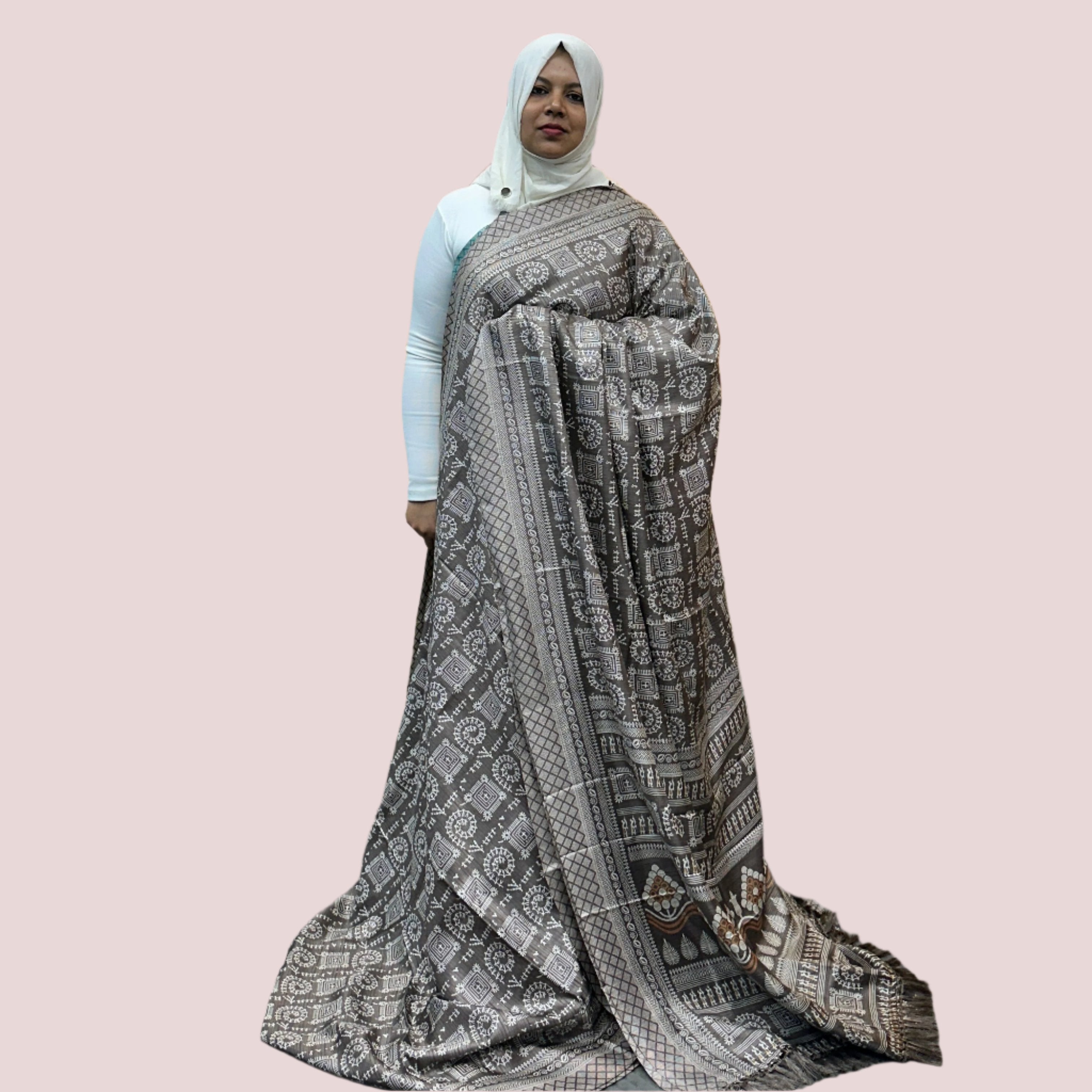 SYNTHETIC SAREE FT 1218