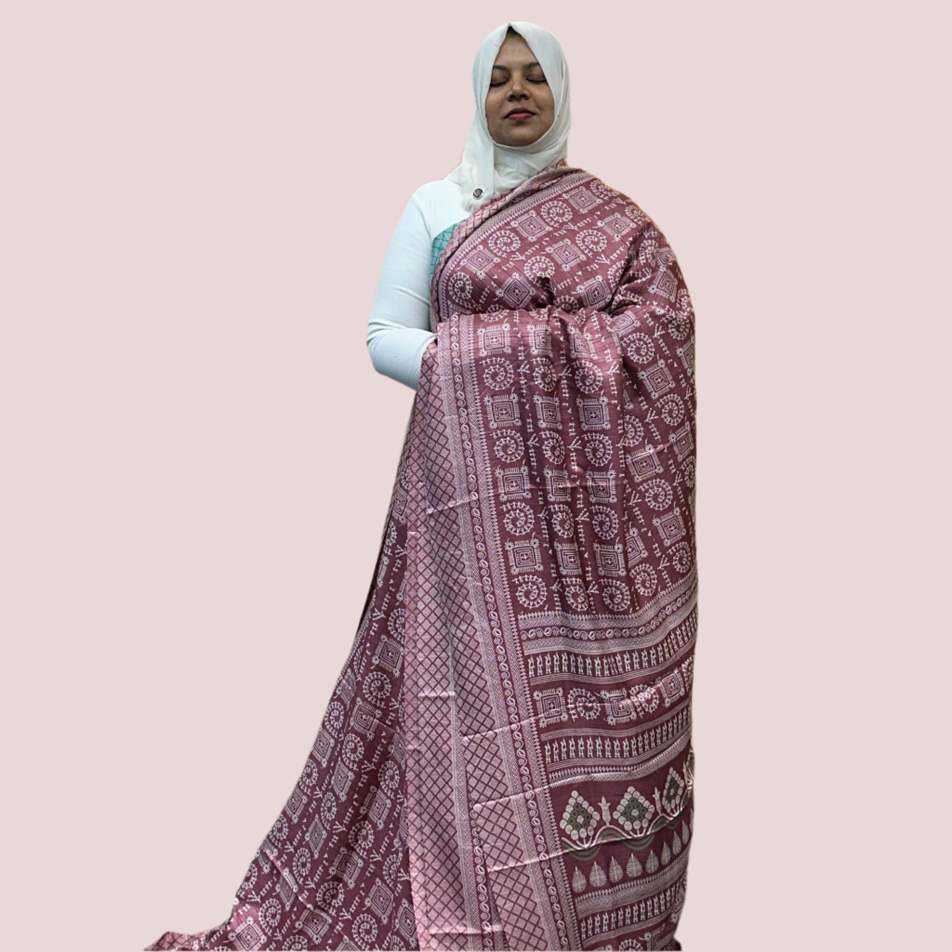 SYNTHETIC SAREE FT 1218