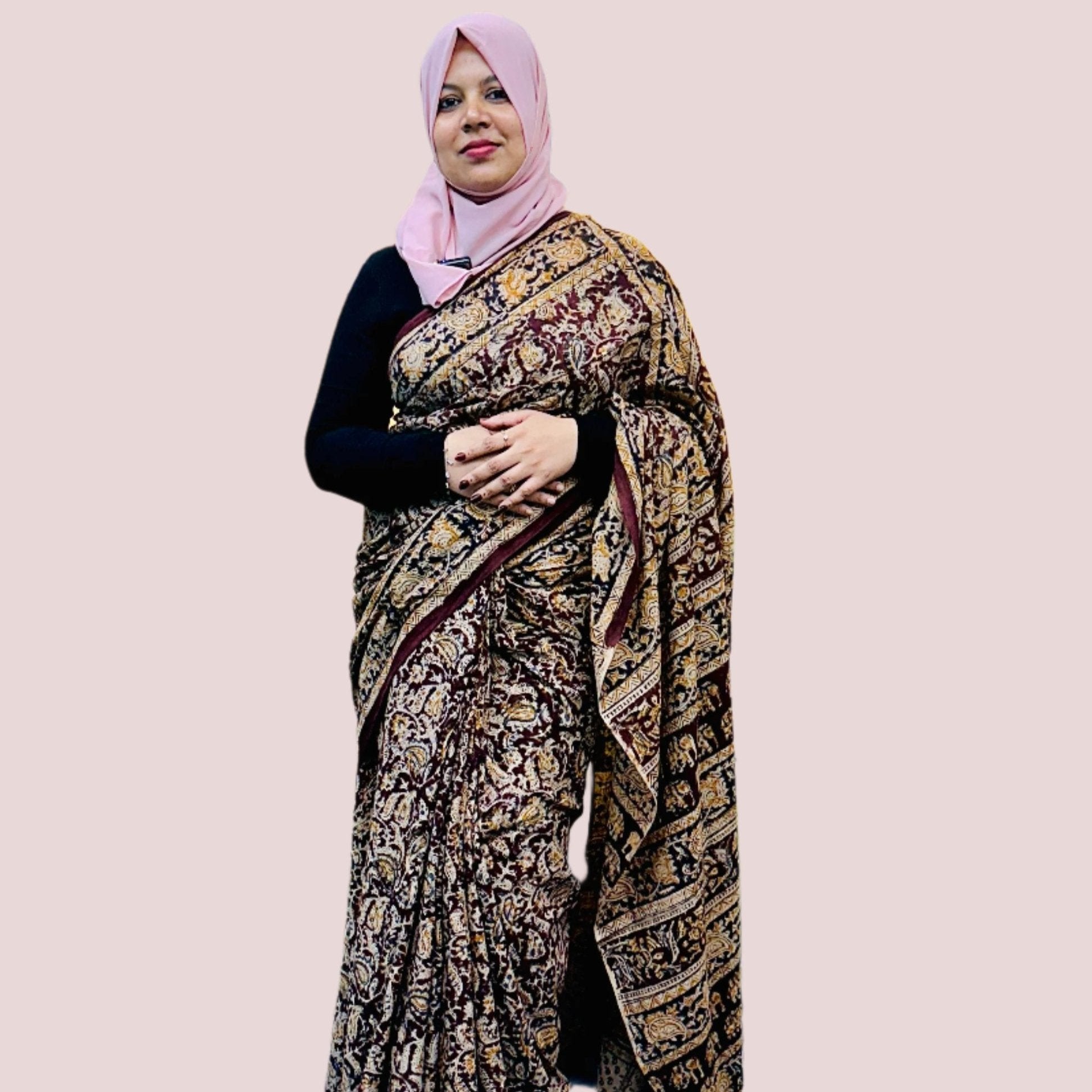KALAMKARI SAREE FT 1212
