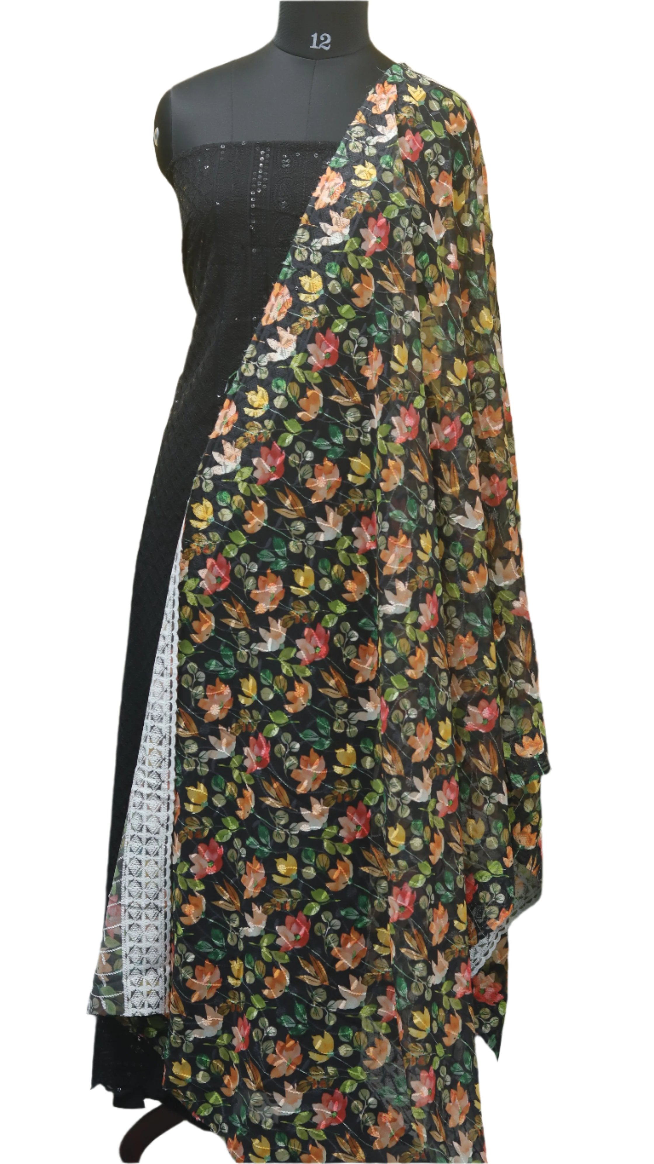 SCHIFFILI GEORGETTE SALWAR SUIT FT 1018