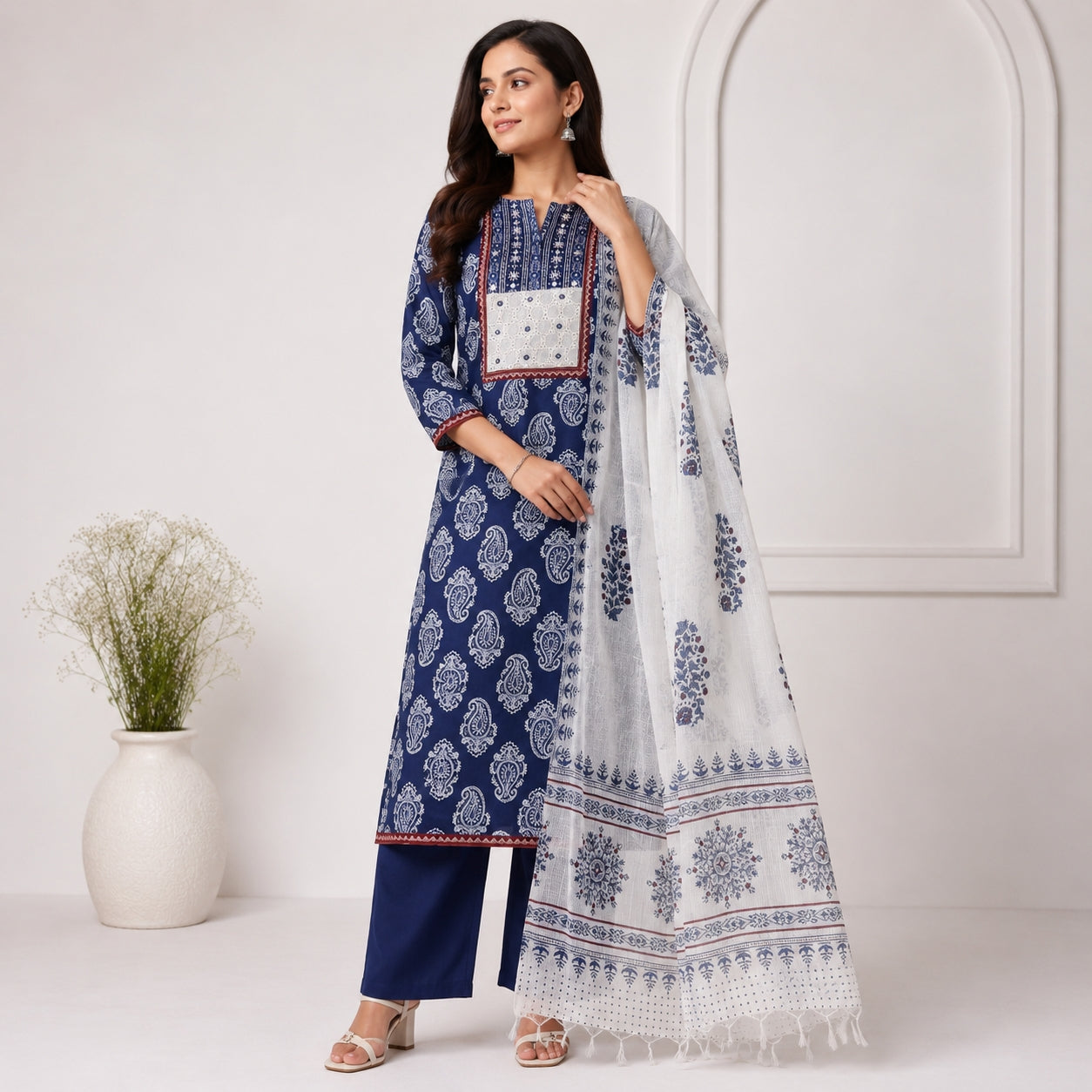 UNSTITCHED SALWAR SUIT FT 3015