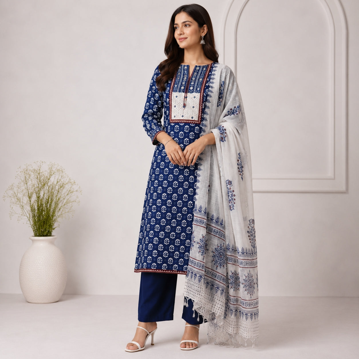 UNSTITCHED SALWAR SUIT FT 3015