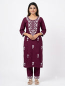 CHIKANKARI CO-ORD SET FT 3039