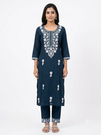 CHIKANKARI CO-ORD SET FT 3039