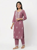 CHIKANKARI CO-ORD SET FT 3039