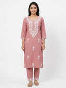 CHIKANKARI CO-ORD SET FT 3039