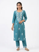 CHIKANKARI CO-ORD SET FT 3039