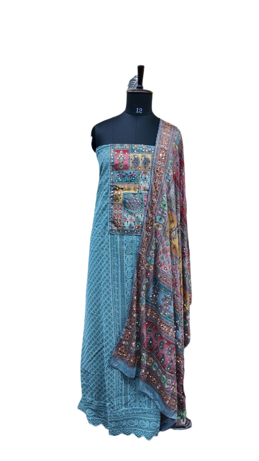 SCHIFFLI GEORGETTE SALWAR SUIT 1065