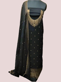CHANDERI SILK SALWAR SUIT FT 1060