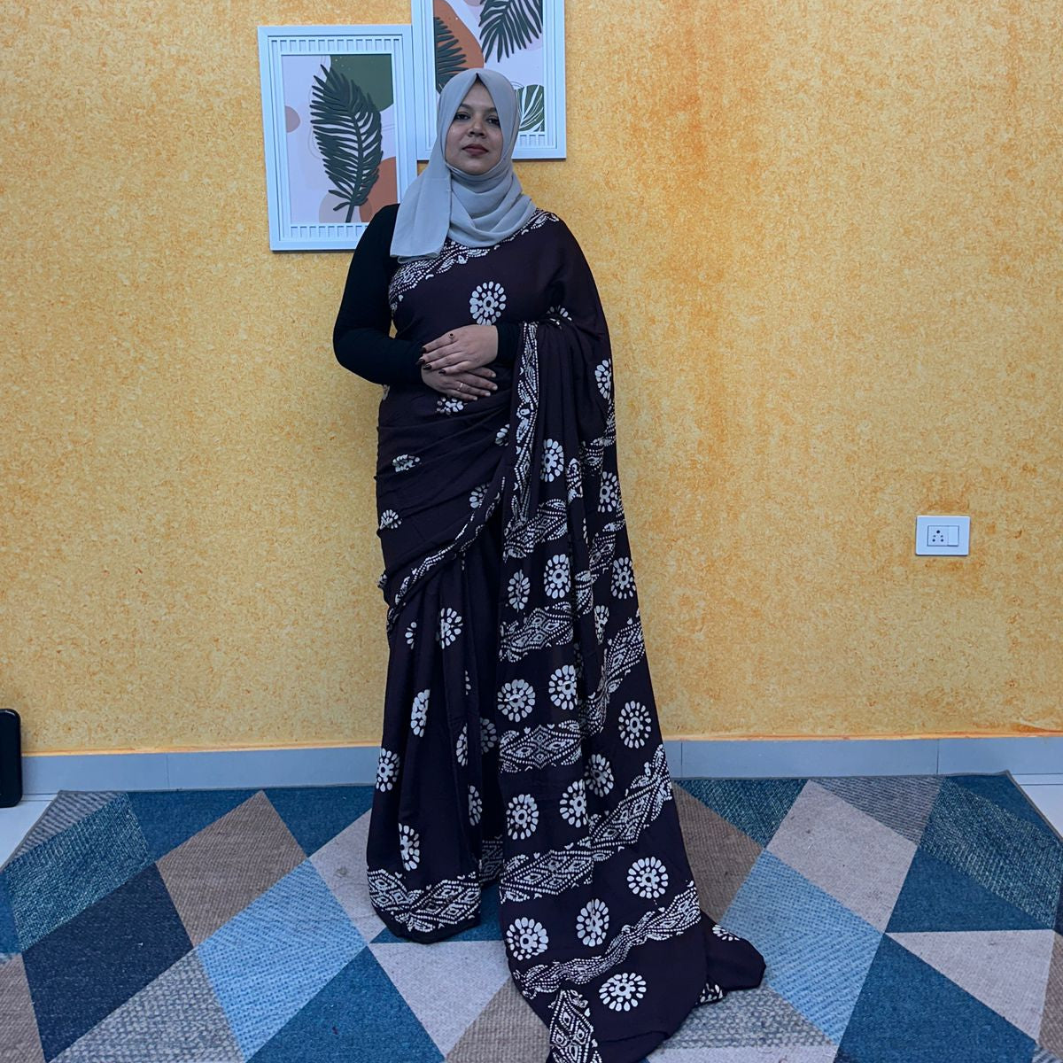 RAYON COTTON SAREE FT 2185