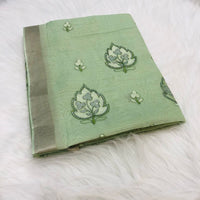 LINEN SAREE FT 2195