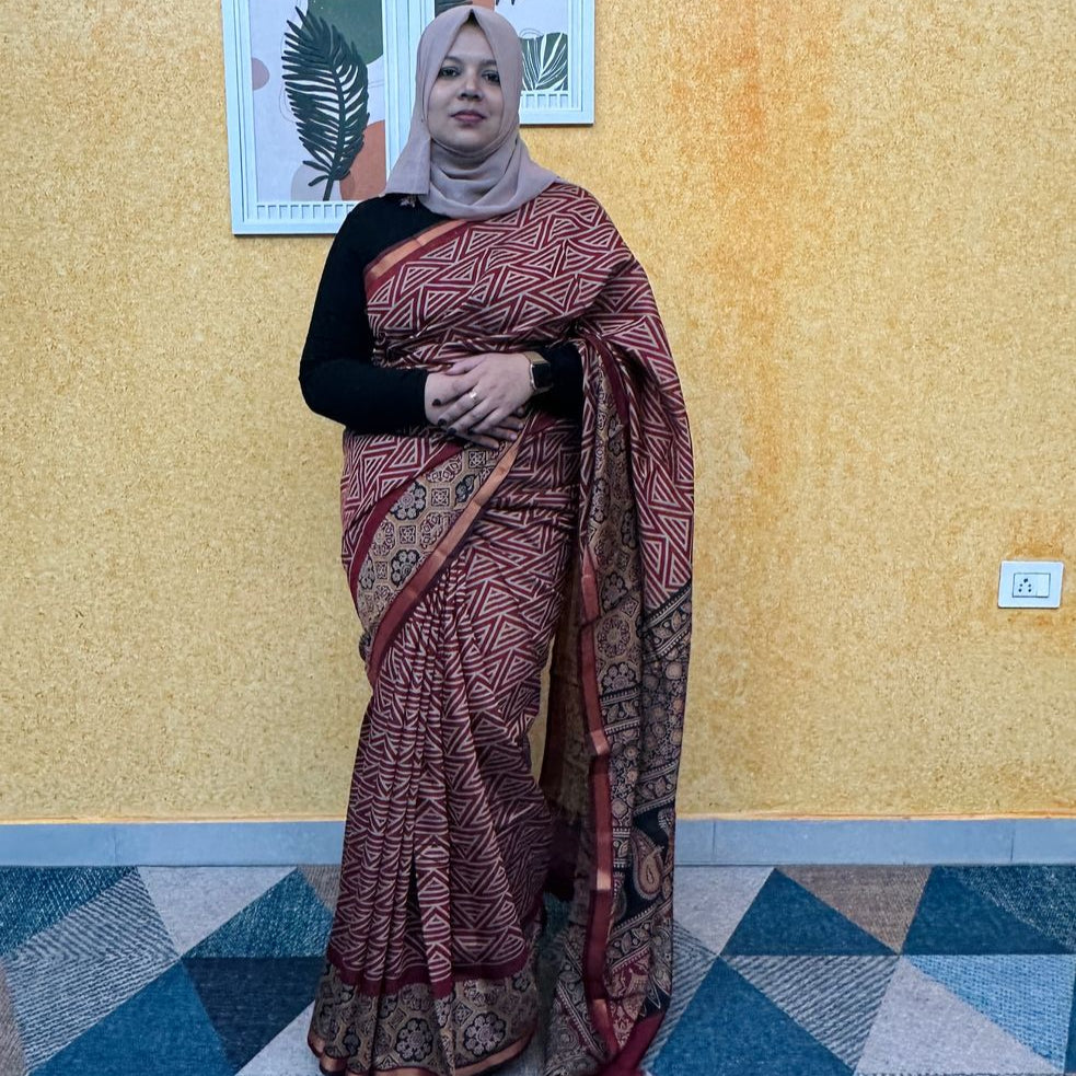 SAREE CHANDERI SILK FT 2198