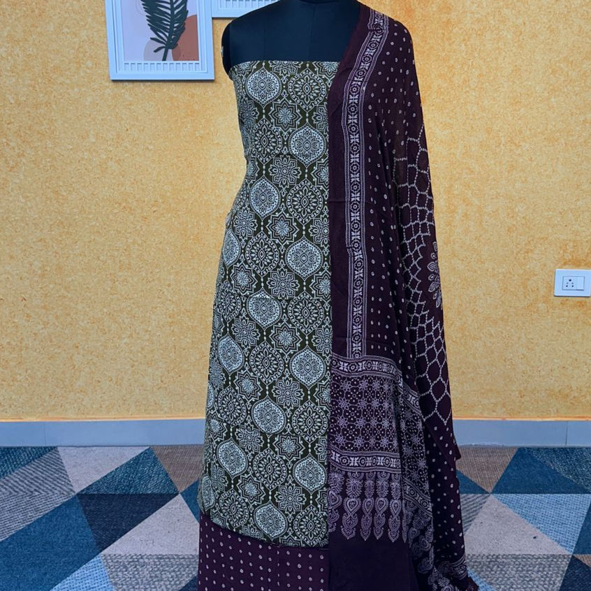 RAYON COTTON SALWAR SUIT  FT 2201