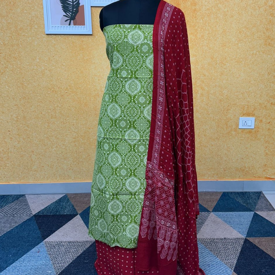 RAYON COTTON SALWAR SUIT  FT 2201