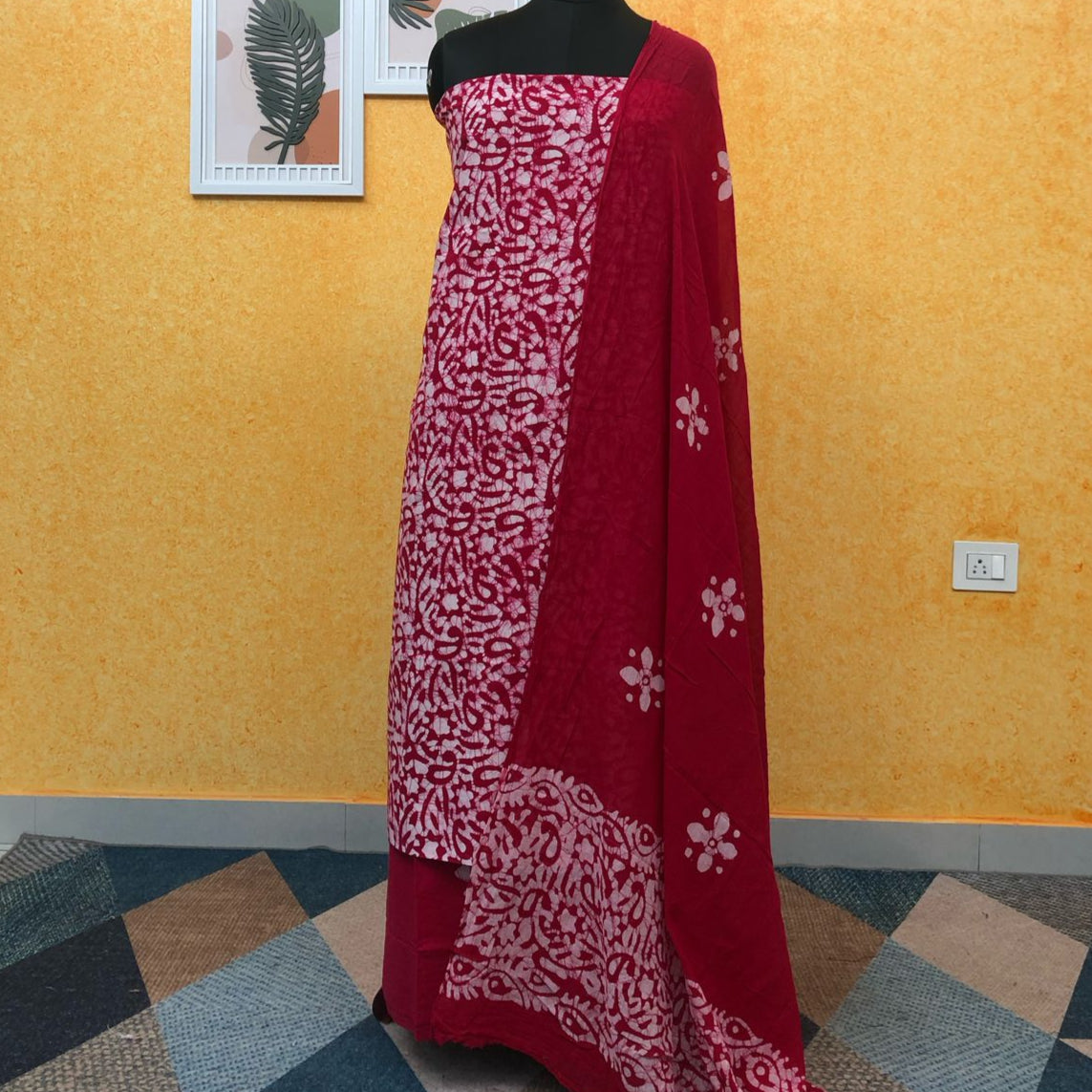 COTTON RAYON SALWAR SUIT FT 2207