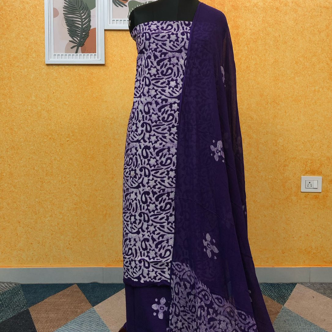 COTTON RAYON SALWAR SUIT FT 2207