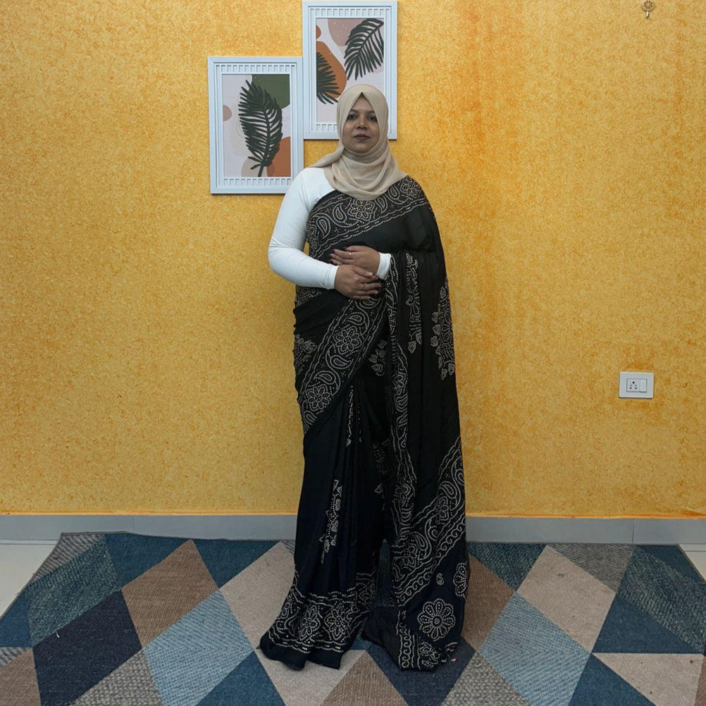 GEORGETTE SAREE FT 2213