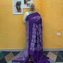 SEMI CHANDERI SAREE FT 2218