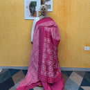 SEMI CHANDERI SAREE FT 2218