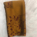 BLACK CHIFFON SAREE FT 2231