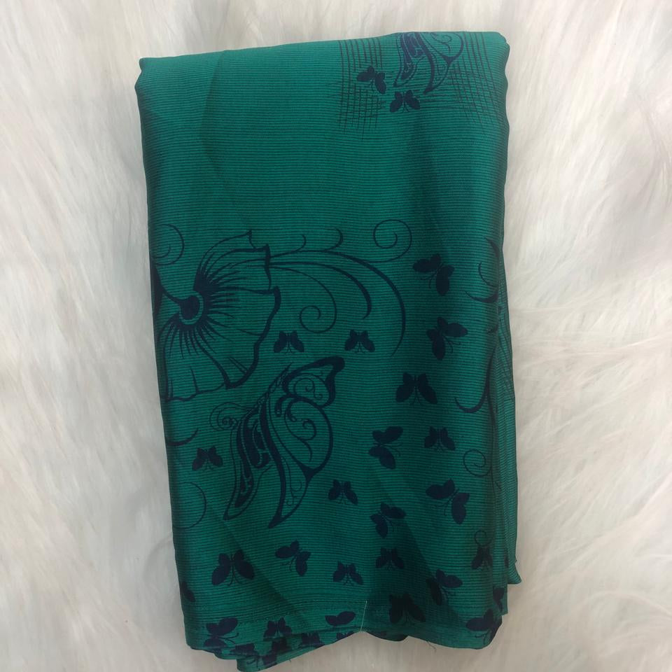 BLACK CHIFFON SAREE FT 2231