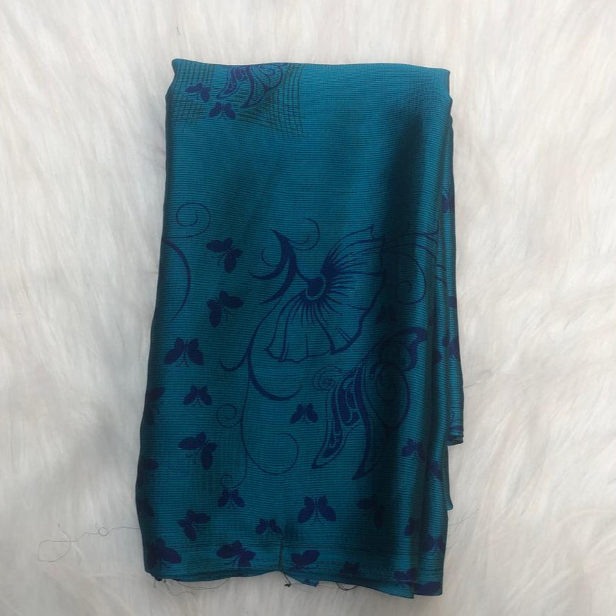BLACK CHIFFON SAREE FT 2231