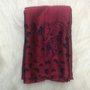 BLACK CHIFFON SAREE FT 2231