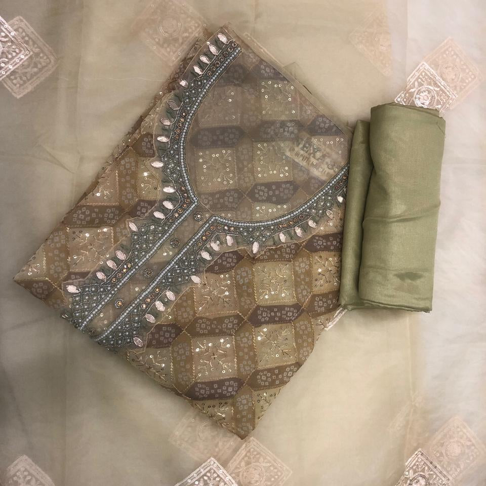 ORGANZA SALWAR SUIT FT 2241
