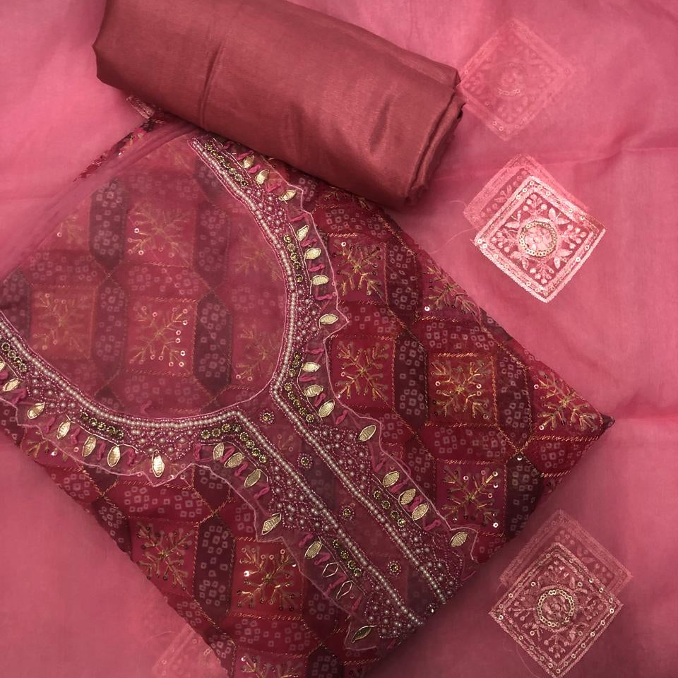ORGANZA SALWAR SUIT FT 2241