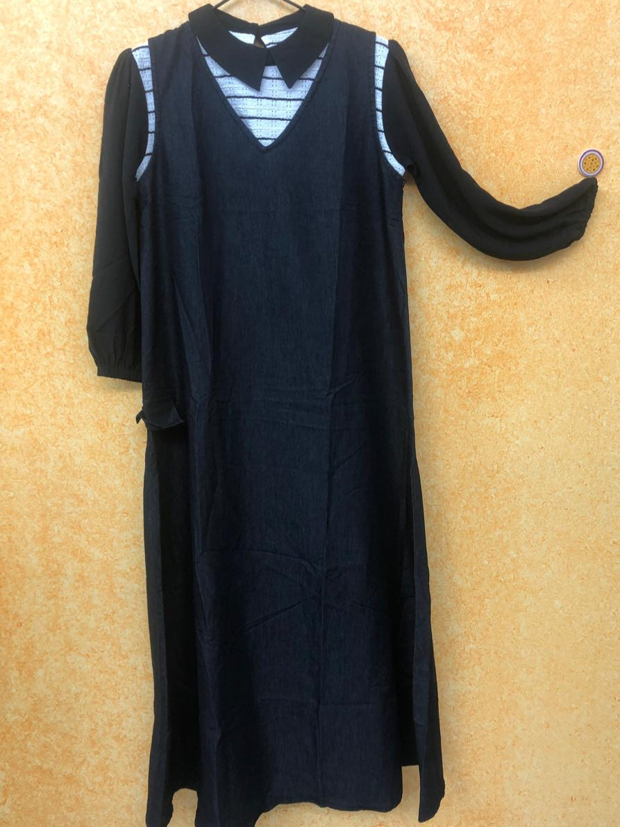 DENIM GOWN FT 2250